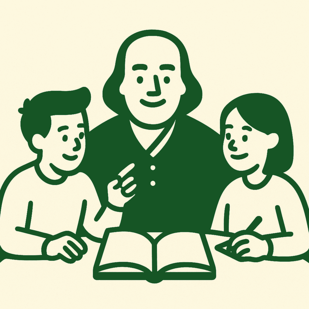 Benjamin Franklin tanít